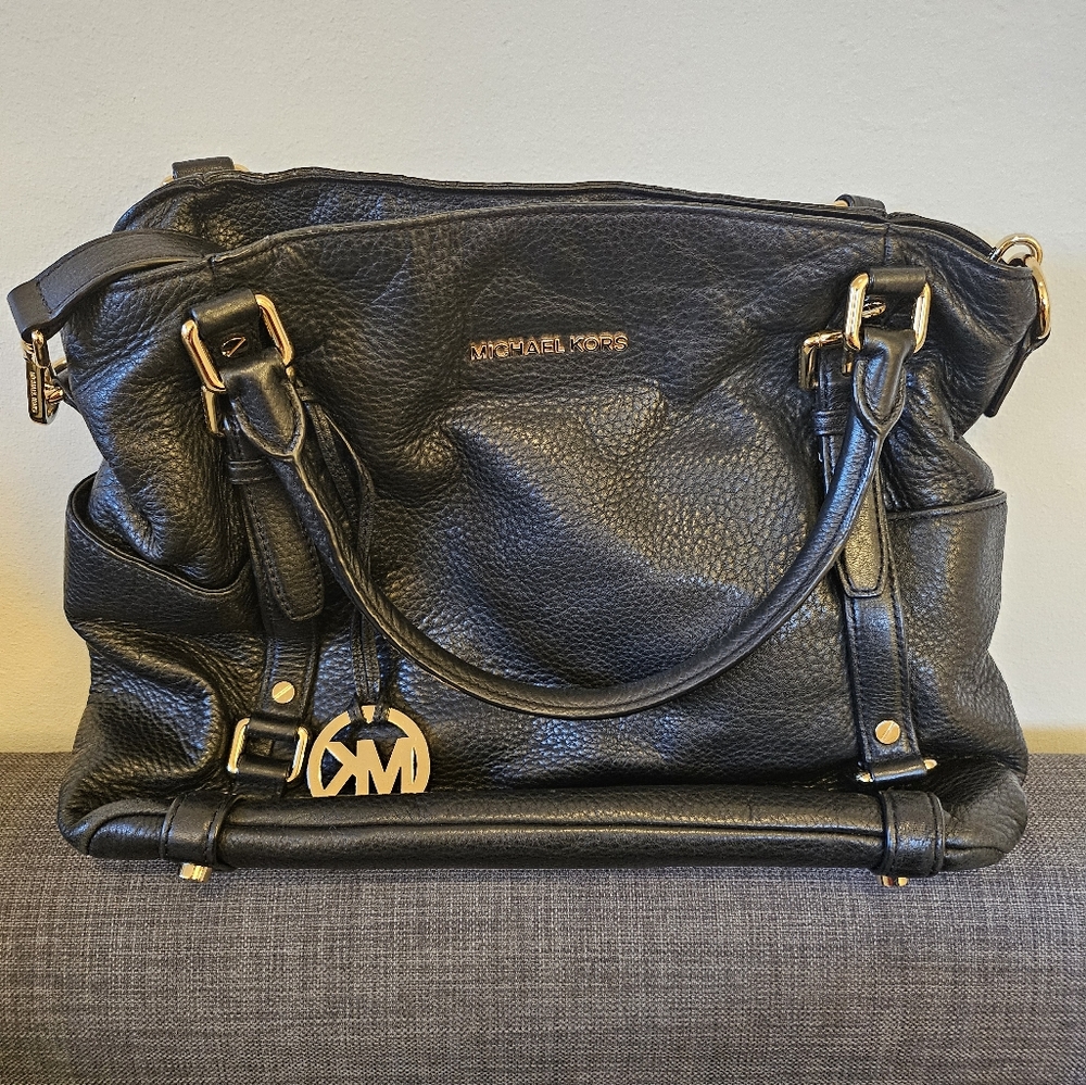 Black Michael Kors Bedford Tote